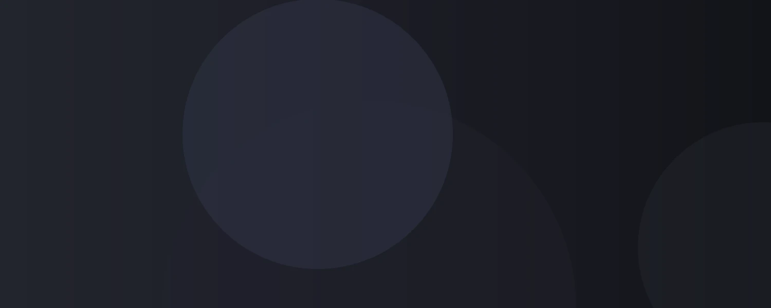 Smooth dark charcoal gradient Notion cover with soft tonal orbs