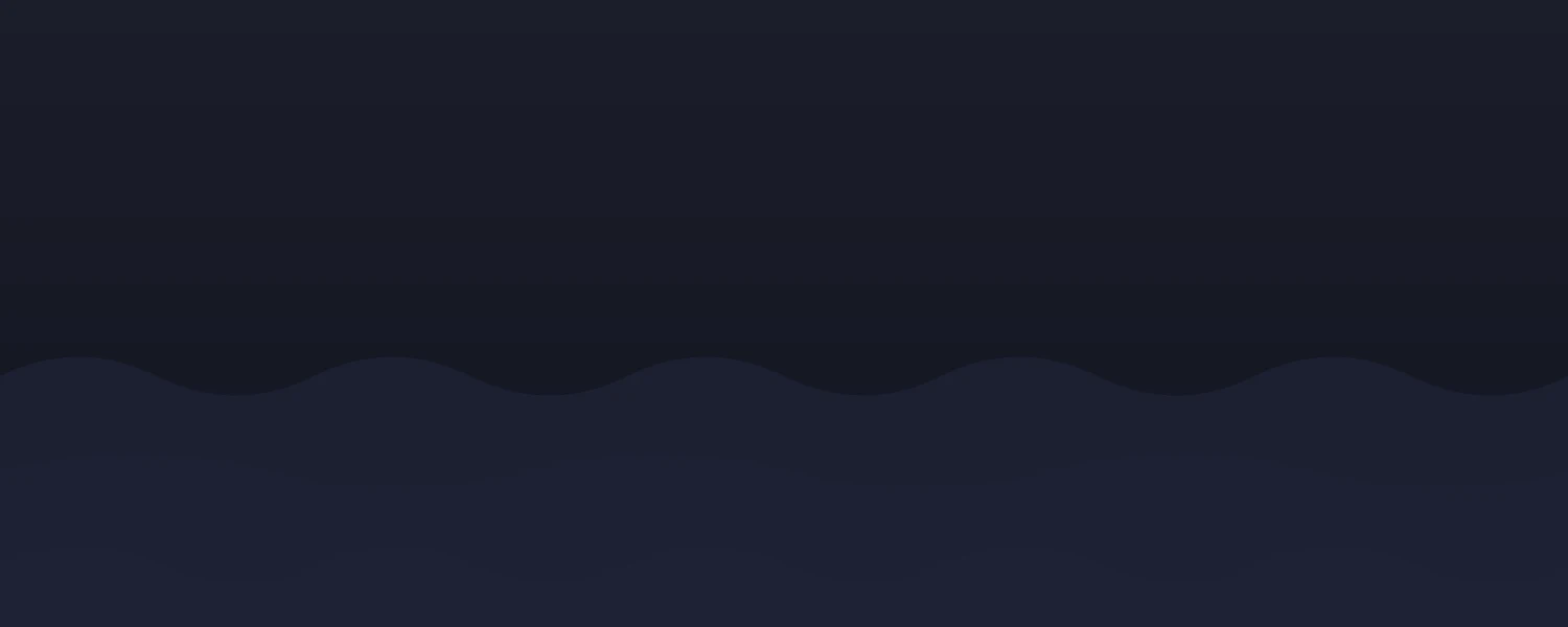 Dark navy Notion cover with layered soft wave bands