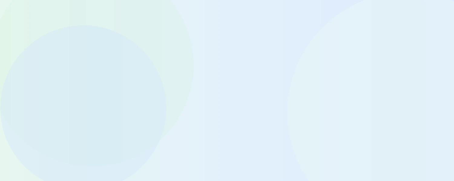 Pastel Notion cover blending mint green into pale sky blue