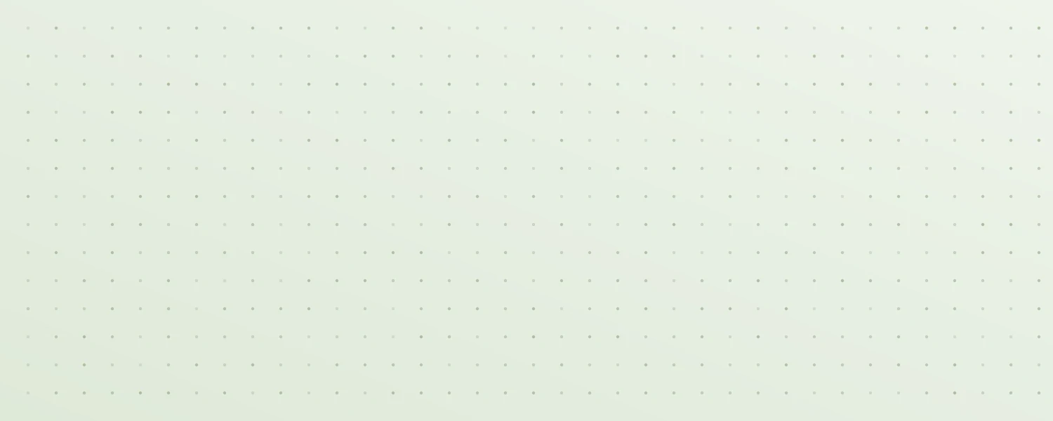 Light sage Notion cover with a subtle dot grid